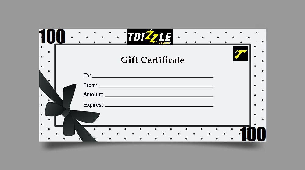 TDizzle Gaming Gift Certificate